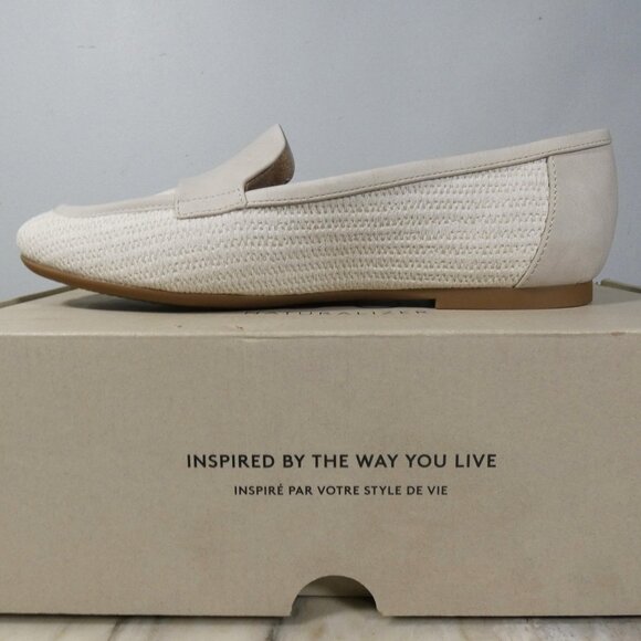 Naturalizer Soul Womens Bebe Slip On Loafer Birch Tan Woven 8 M - Picture 6 of 9